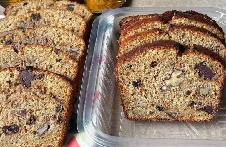 Budín de banana y zanahoria: receta fácil y súper húmeda