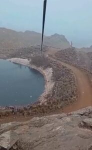 En pleno inicio de la primavera, cayó nieve en las Sierras de los Comechingones