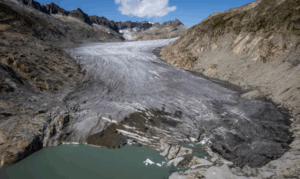 Glaciares suizos pierden 25% en 10 años por el calentamiento