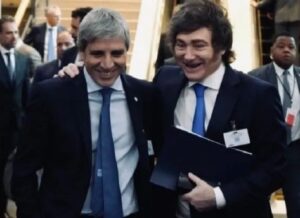 Javier Milei felicitó a Luis Caputo por el swap con Estados Unidos: «El mejor ministro de Economía de la historia argentina»