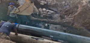 Restablecen el suministro de agua en la avenida Perón y piden uso responsable