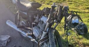 Motociclista murió tras chocar de frente con una camioneta en la autopista de las Serranías Puntanas