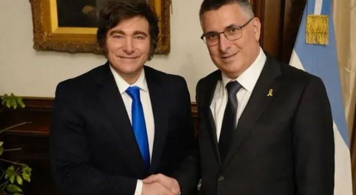 Javier Milei recibió al canciller de Israel y viajará a Jerusalén para inaugurar la embajada argentina