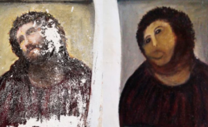 Murió Cecilia Giménez, autora del famoso Ecce Homo de Borja