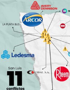 Empresas en crisis: San Luis suma 11 cierres y conflictos laborales desde 2024