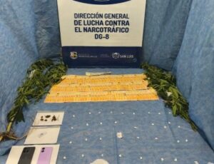 Villa Mercedes: secuestraron droga valuada en casi 900 mil pesos y detuvieron a un hombre 