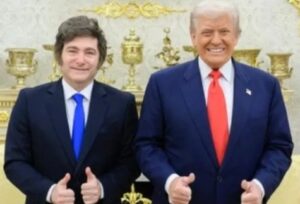 Donald Trump elogió a Javier Milei antes del sorteo del Mundial 2026: «Amo a Argentina»