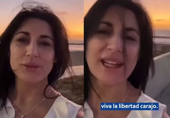 Juliana Santillán borró un video y estalló la polémica en redes