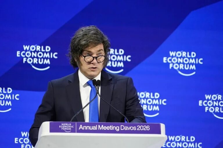 Milei defendió el capitalismo y criticó al socialismo en Davos