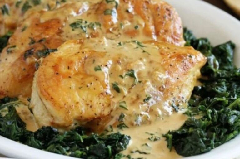 Pollo a la florentina, la receta rápida y con historia