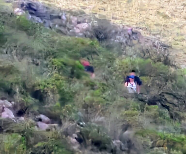 Rescataron a una joven que se perdió en el Cerro de la Cruz en Juana Koslay