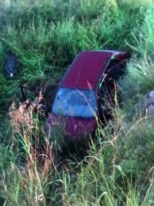 Un vehículo cayó a una zanja y dejó cuatro heridos en la Ruta 1 entre Papagayos y Villa del Carmen