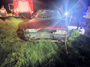 Un vehículo cayó a una zanja y dejó cuatro heridos en la Ruta 1 entre Papagayos y Villa del Carmen