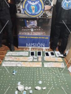 Secuestraron más de $4 millones en droga y detuvieron a dos personas en San Luis