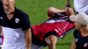 Escalofriante video de la lesión de Juan Cruz Arnó en Copa Argentina