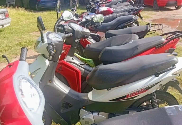 Secuestran 19 motocicletas en operativo contra picadas clandestinas en Santa Rosa del Conlara