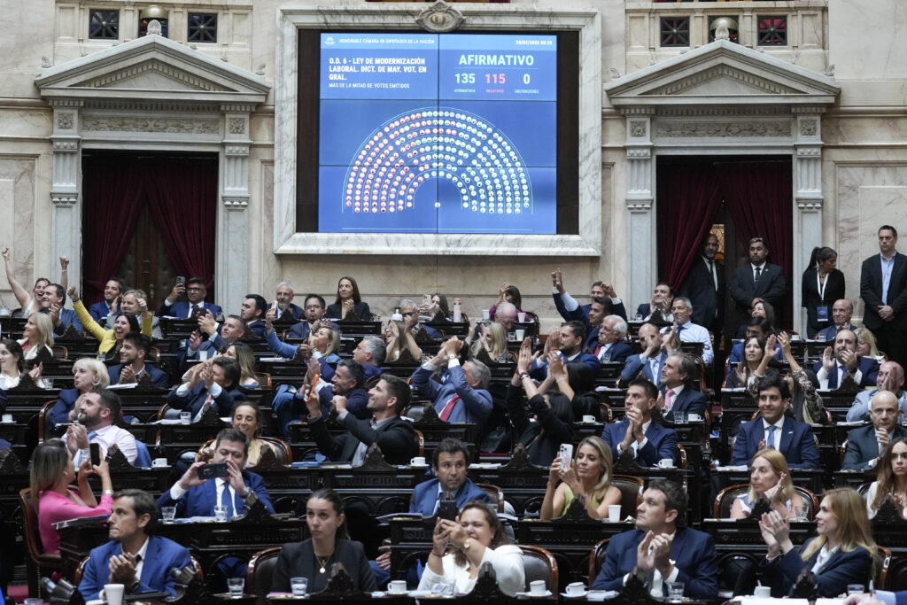 El voto de los diputados de San Luis a la reforma laboral: dos a favor, tres en contra