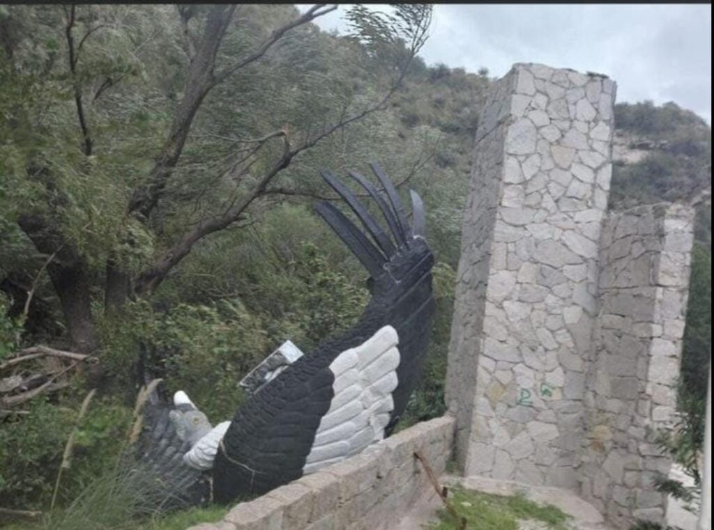 De quién es el cóndor de Potrero de los Funes