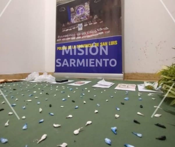 San Luis: secuestran droga valuada en casi 3 millones de pesos y detienen a un hombre