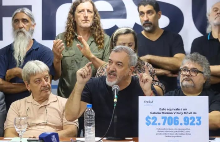 Gremios calculan que se necesitan $2,7 millones para vivir con dignidad en Argentina