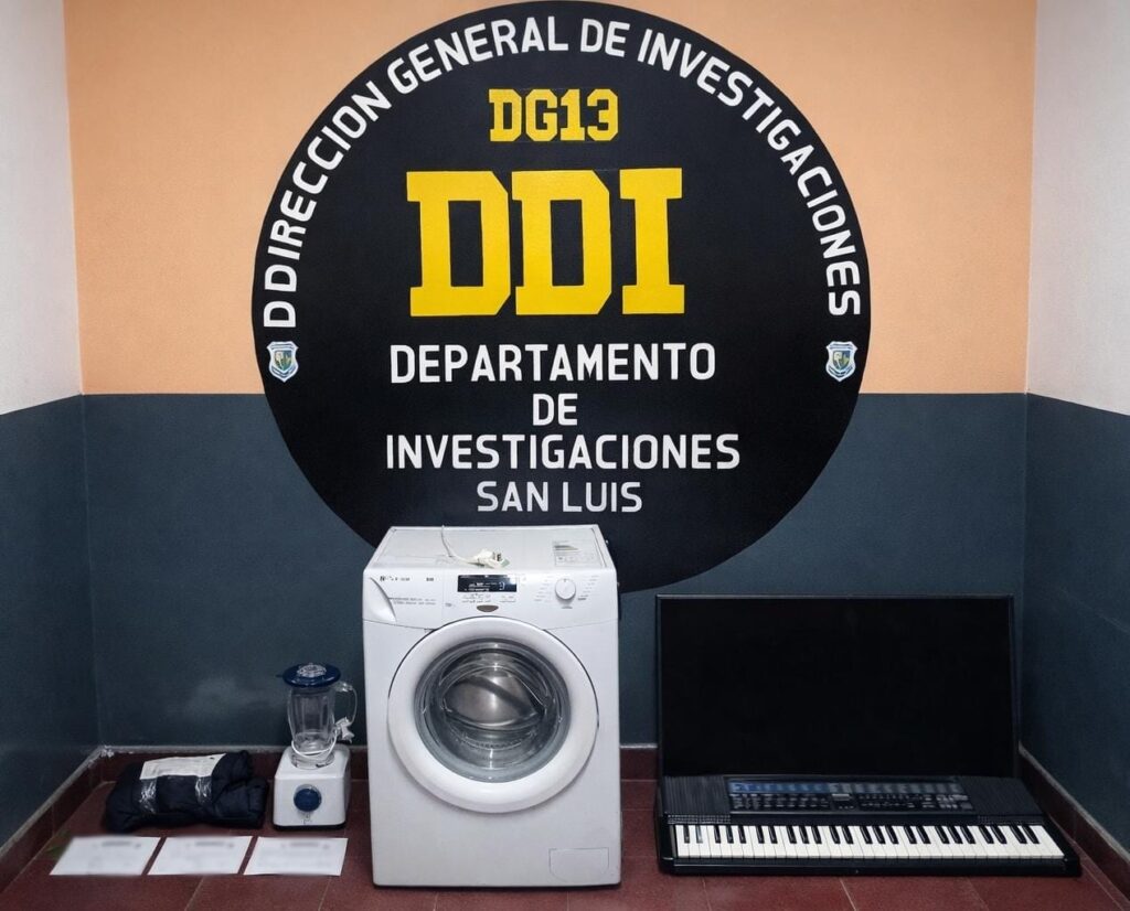 Recuperaron electrodomésticos y otros bienes robados en el barrio Los Ranqueles