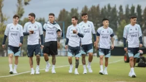 Las fotos inéditas del último entrenamiento de Lionel Messi con la Selección Argentina