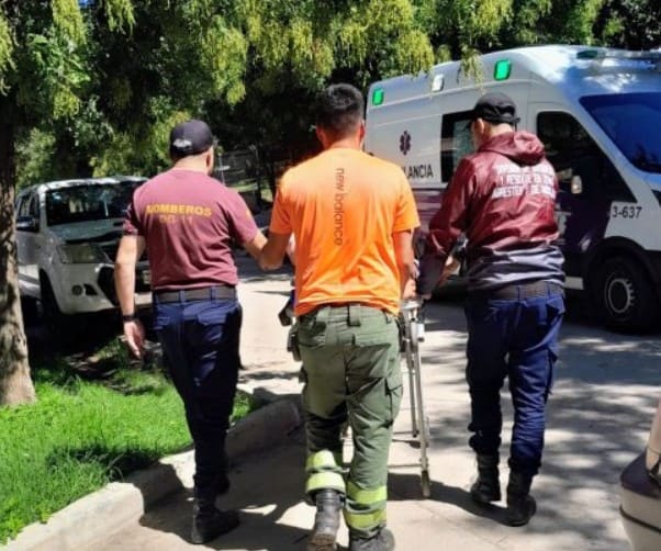 Rescataron a una mujer herida durante una caminata en Potrero de los Funes