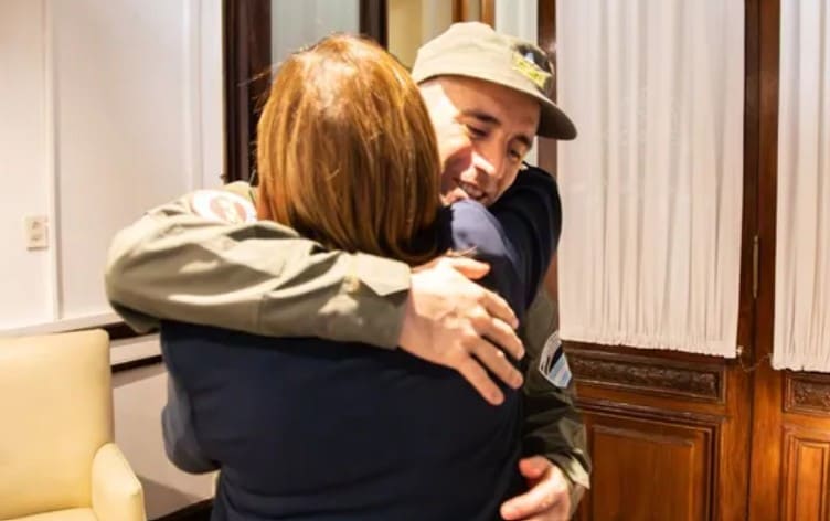 Patricia Bullrich recibió a Nahuel Gallo: hablaron de su detención y de su futuro en Gendarmería