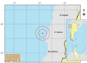 Un sismo en el océano Pacífico se sintió en San Luis
