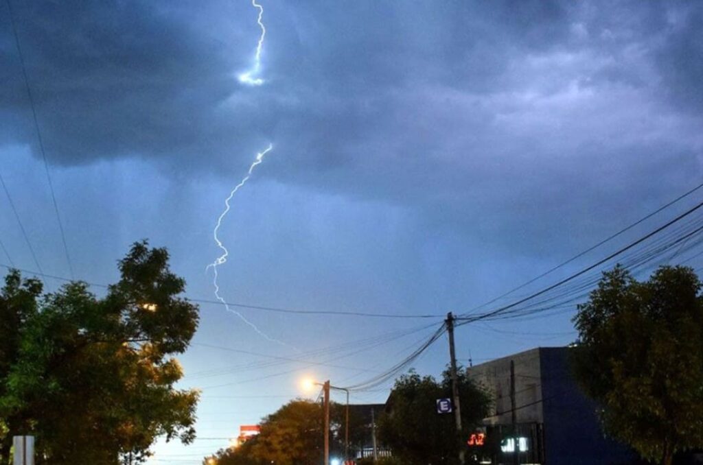 Rige alerta meteorológica por tormentas para el sur y centro de San Luis