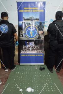 Allanaron una casa en calle Falucho, secuestraron cocaína por $1.700.000 y detuvieron a una mujer de 32 años