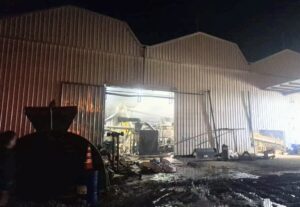 Sofocaron un incendio en una fábrica de Villa Mercedes