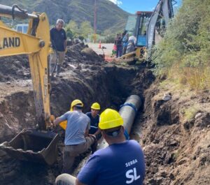 Finalizaron las reparaciones en el acueducto Aguada de Pueyrredón II y se restablece el servicio