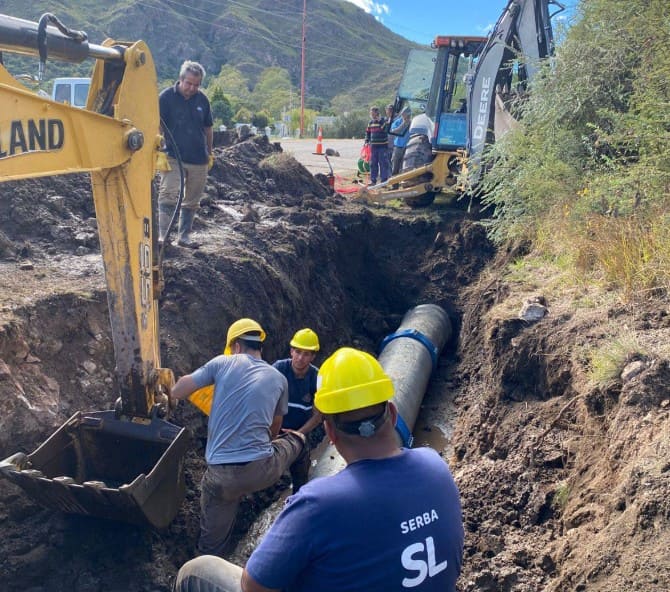 Finalizaron las reparaciones en el acueducto Aguada de Pueyrredón II y se restablece el servicio