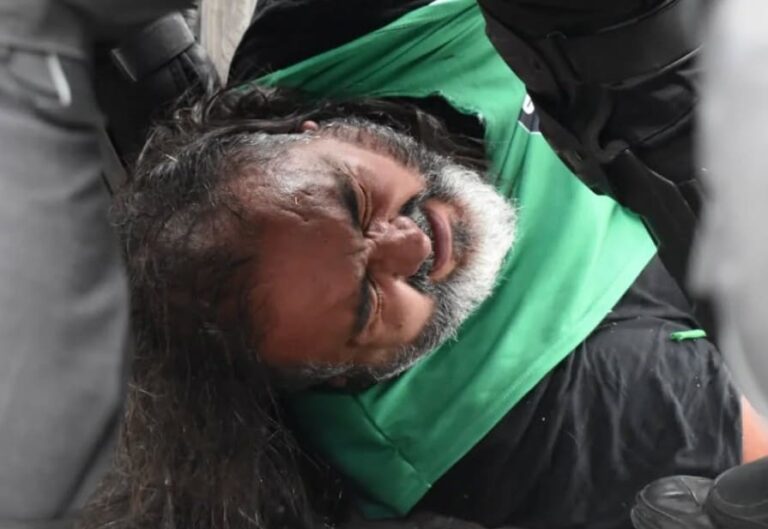 ATE denunció la represión policial durante la manifestación en la apertura de Sesiones Ordinarias 