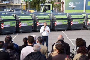 Comienzan a instalar 40 nuevos contenedores en el centro de la ciudad