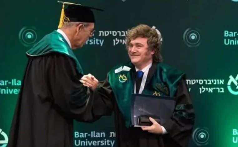 Javier Milei recibió una distinción en una universidad de Israel: «No podemos convivir con determinadas culturas»