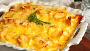 Pastel de papa y pescado para Vigilia, delicioso y listo en 30 minutos