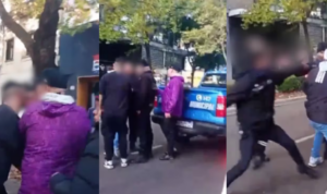 Un conductor chocó dos autos y atacó a policías en La Plata