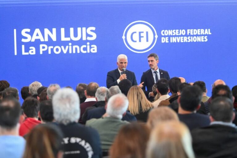 Agua, energía y crédito: los tres ejes del plan de San Luis con el CFI para los próximos 10 años