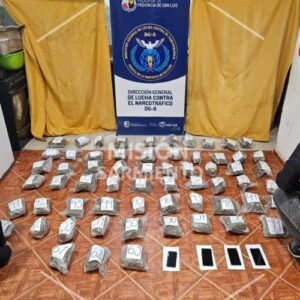Villa Mercedes: secuestraron droga valuada en $345 millones y detuvieron a cuatro personas