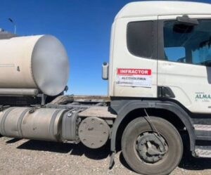 Justo Daract: un camionero fue demorado tras dar positivo en un test de alcoholemia 