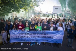 Tres puntos de encuentro en San Luis: la nueva marcha universitaria será el martes