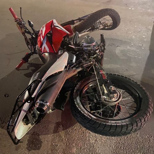 San Francisco del Monte de Oro: un motociclista sufrió heridas tras chocar con una camioneta
