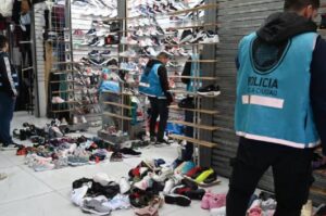 Contrabando en Retiro: secuestran zapatillas por $162 millones