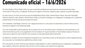 River declaró transferibles a cuatro jugadores del plantel