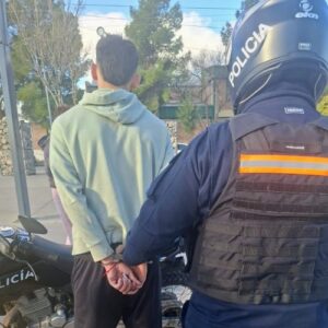 Detuvieron a un joven acusado de golpear a una mujer en la plaza del Bº El Lince