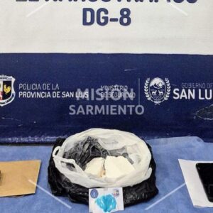 La Policía secuestró droga por más de $10 millones y detuvo a un hombre en Villa Mercedes
