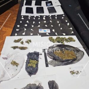 Secuestraron drogas por $17 millones y detuvieron a seis personas en Villa Mercedes