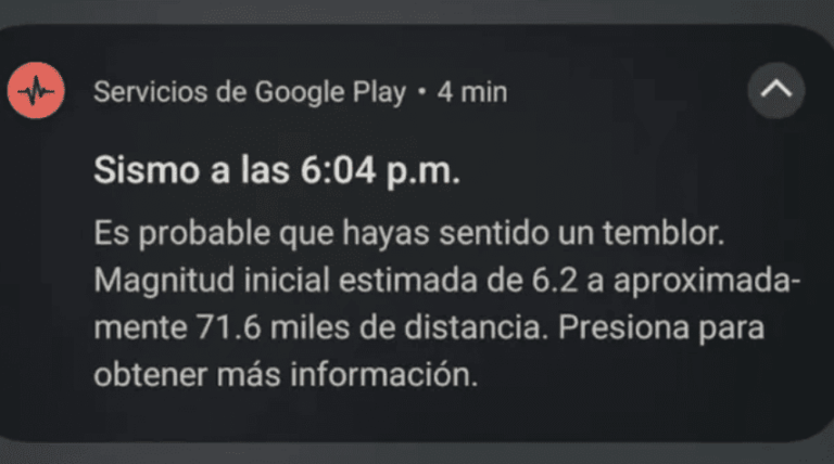Terremotos en Venezuela: cómo funciona la alerta de Google que advirtió a miles de personas
